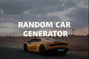 Random Car Generator image