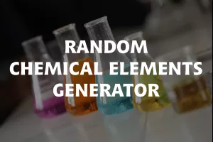 Random Chemical Elements Generator image