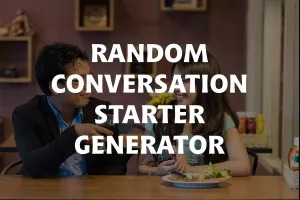 Random Conversation Starter Generator image