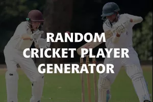 Random Cricket Player Generator image