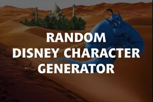 Random Disney Character Generator image
