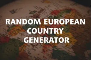 Random European Country Generator image