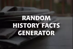 Random History Fact Generator image