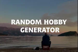 Random Hobby Generator image