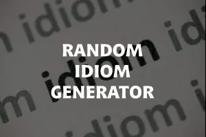 Random Idiom Generator image