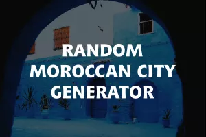 Random Moroccan City Generator image