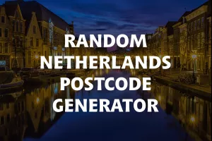 Random Netherlands Postcode Generator image