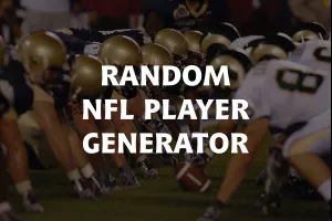 Random NFL Player Generator image