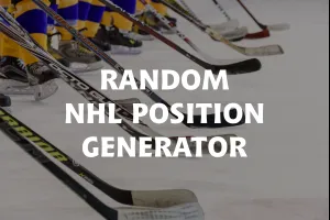 Random NHL Position Generator image