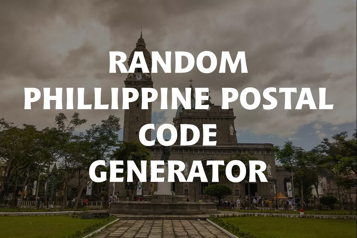 random-philippine-postal-code-generator