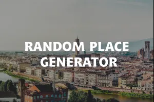 Random Place Generator image