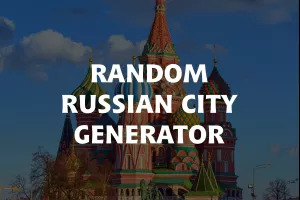 Random Russian City Generator image
