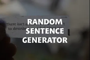 Random Sentence Generator image