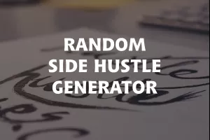 Random Side Hustle Generator image