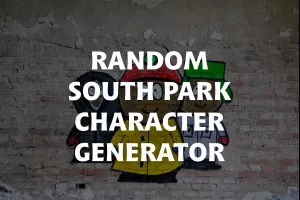 Random South Park Character Generator image