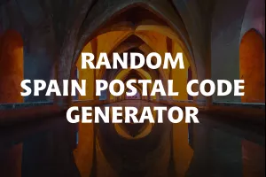 Random Spain Postal Code Generator image