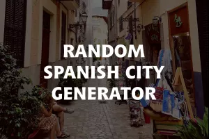 Random Spanish City Generator image
