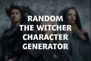 Random The Witcher Character Generator image