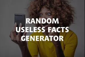 Random Useless Fact Generator image